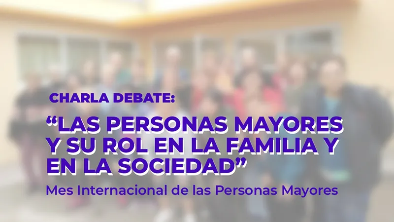 Charla debate personas mayores