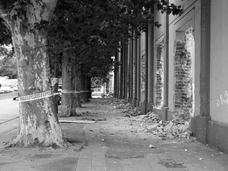 Demolición del Hotel del Plata
