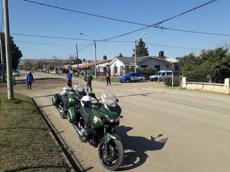 Operativo de tránsito interfuerzas