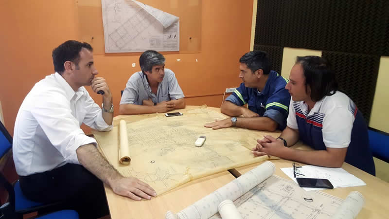 Reunión con la Cooperativa para analizar la falta de presión del agua