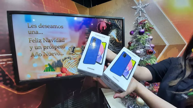 Celular sorteado por Coope
