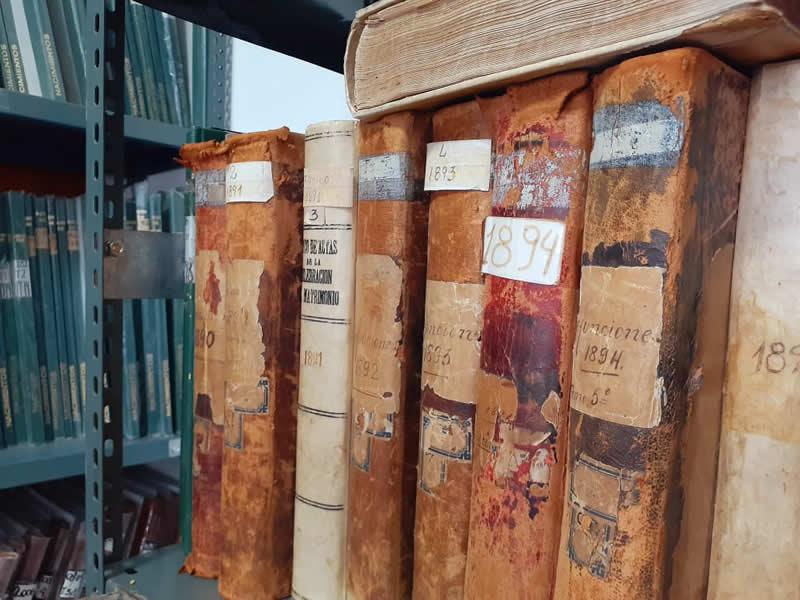 Libros históricos del Registro Civil
