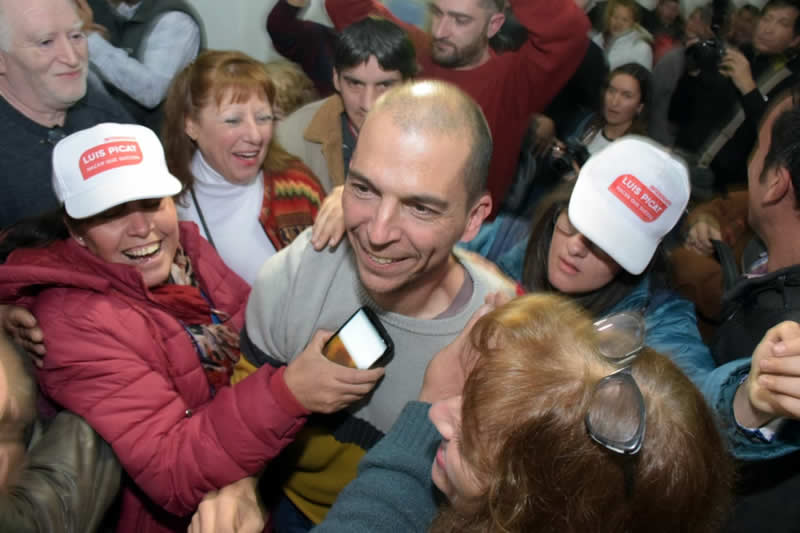 Luis Picat en los festejos