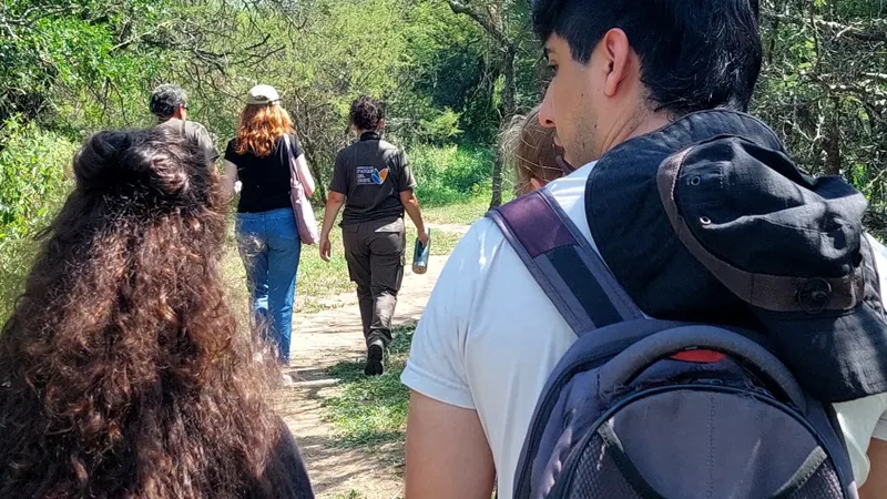 Caminata por la reserva