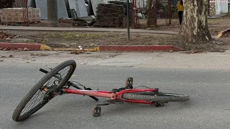 Accidente fatal en bicicleta