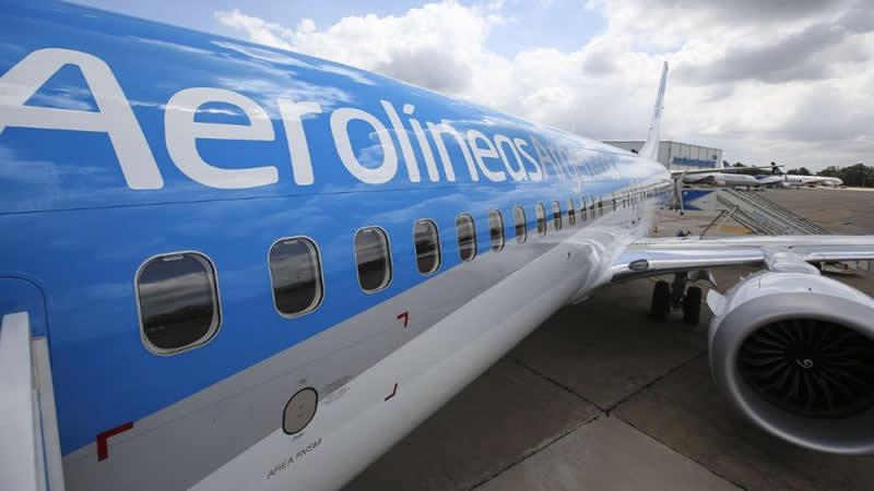 Avión de Aerolíneas Argentinas