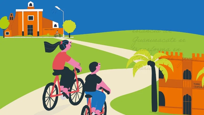 Camino de las Casonas en bici