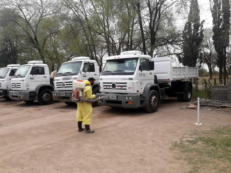 Sanitización en el Corralón de CC