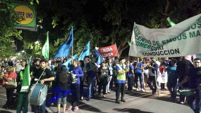 Movilización en Súper Uno