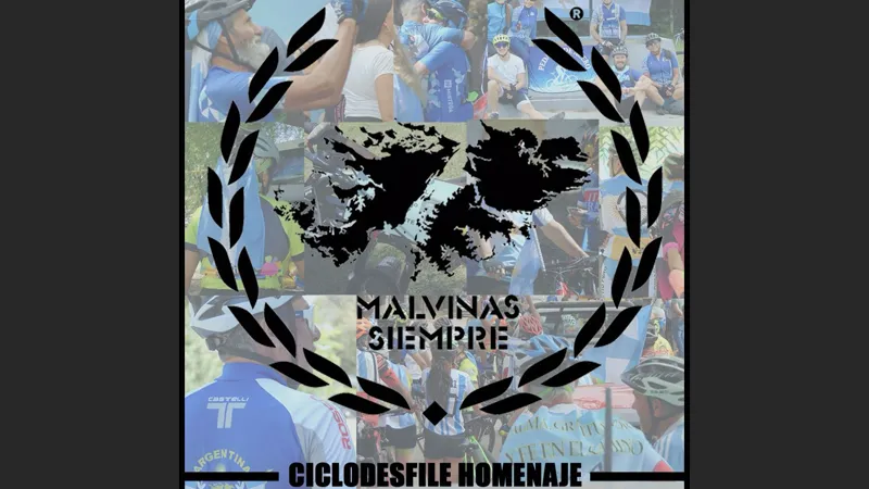 Ciclodesfile por Malvinas