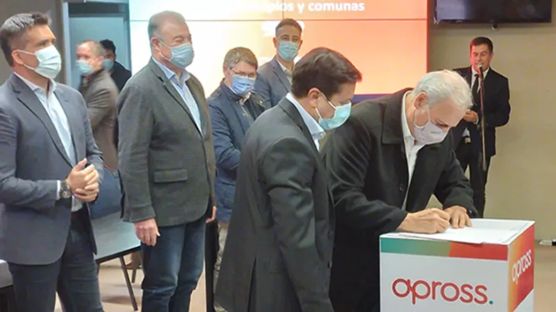 Ciprián convenio con APROSS