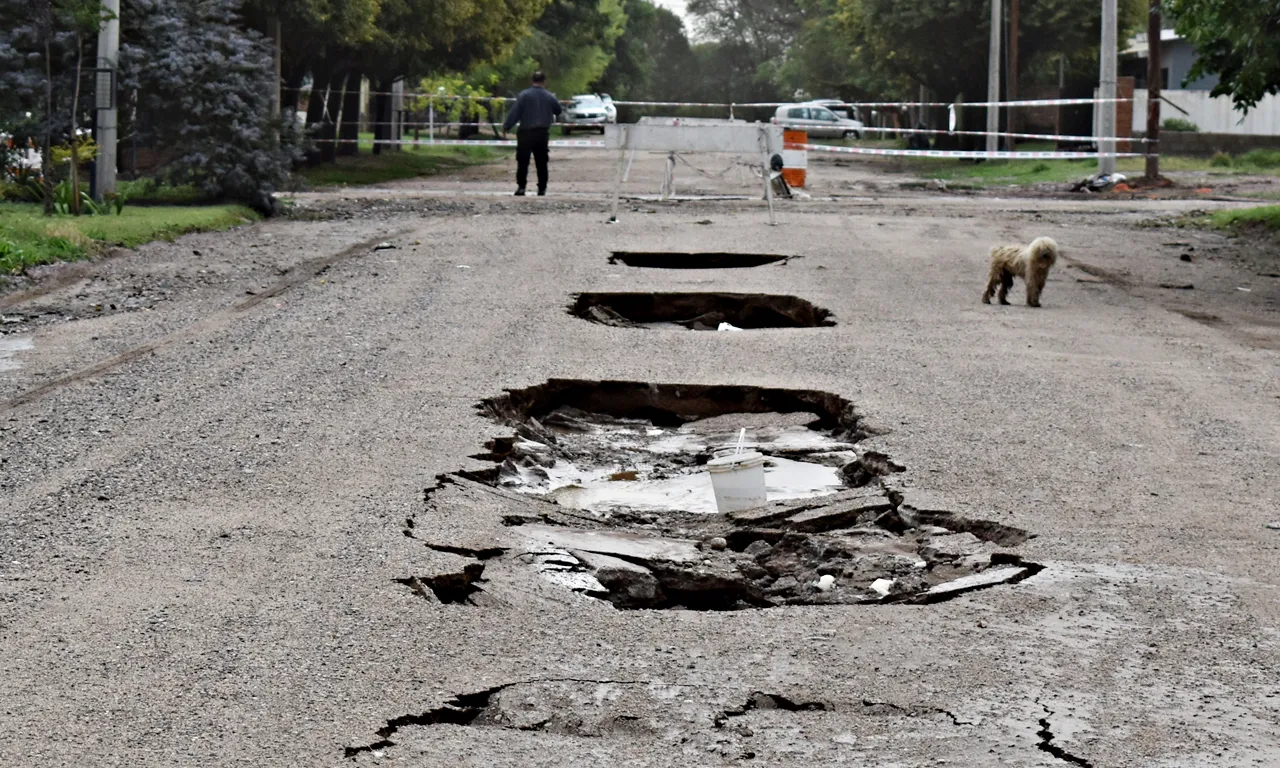 Calles hundidas Caroya