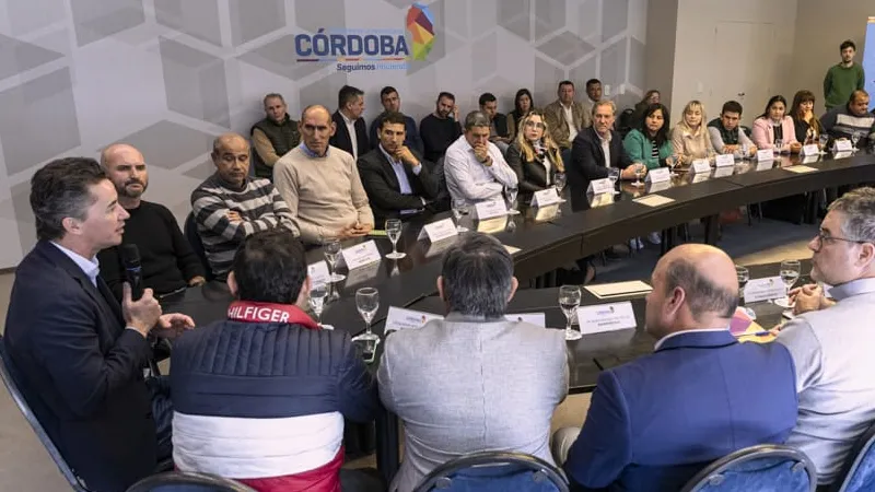 Calvo con intendentes del Norte