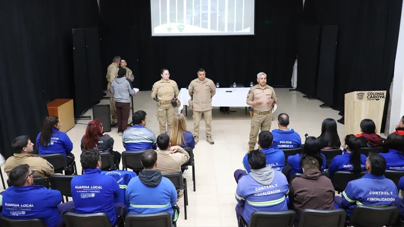 Capacitación con la Patrulla Rural
