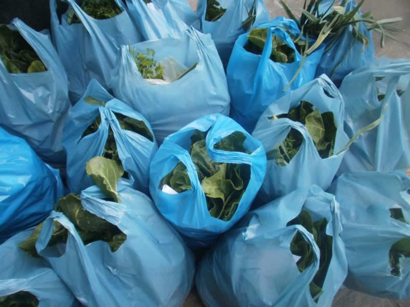Bolsones de verduras