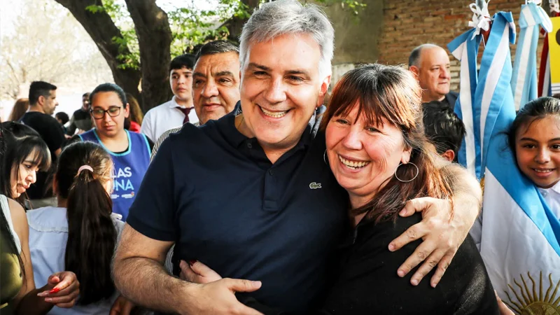 Llaryora en el Norte