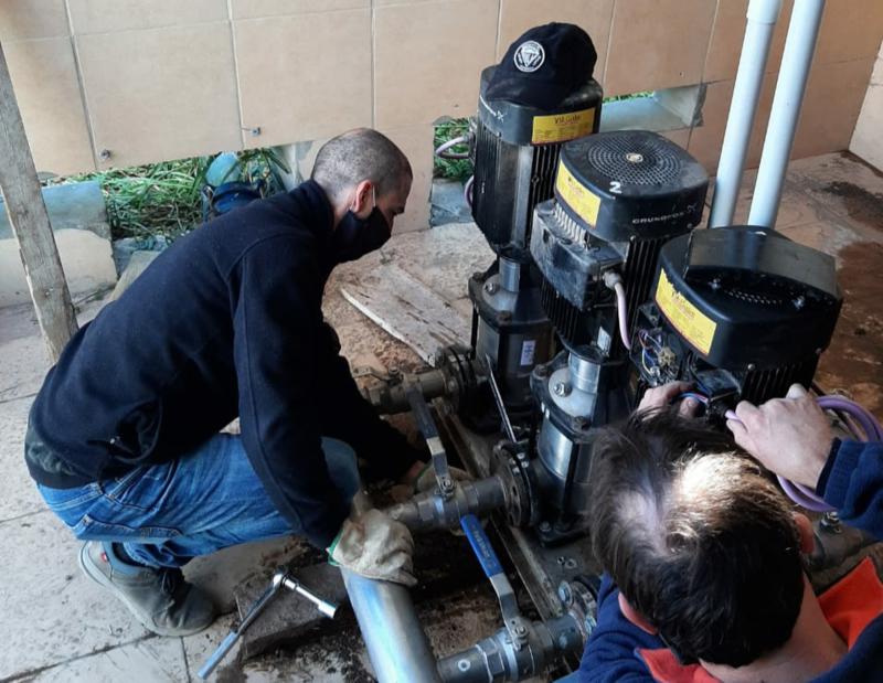 PIcat en la planta de bombeo