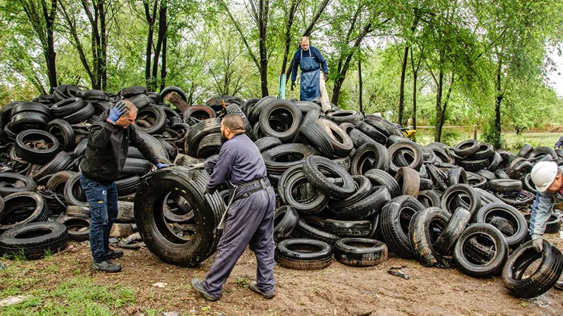 Neumáticos para reciclar