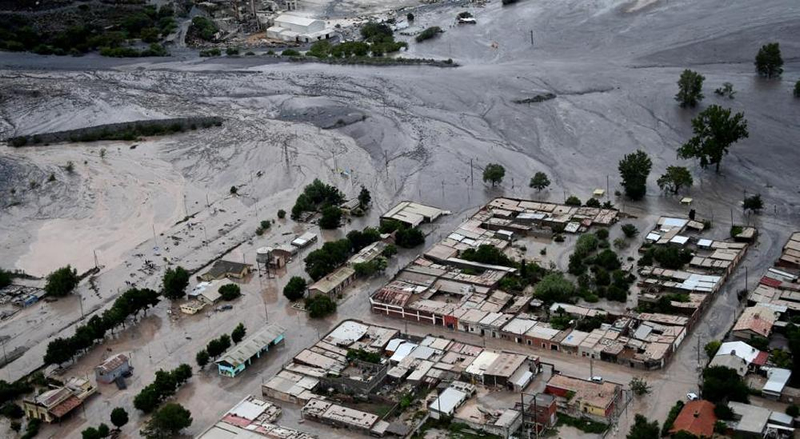 Alud en Volcán