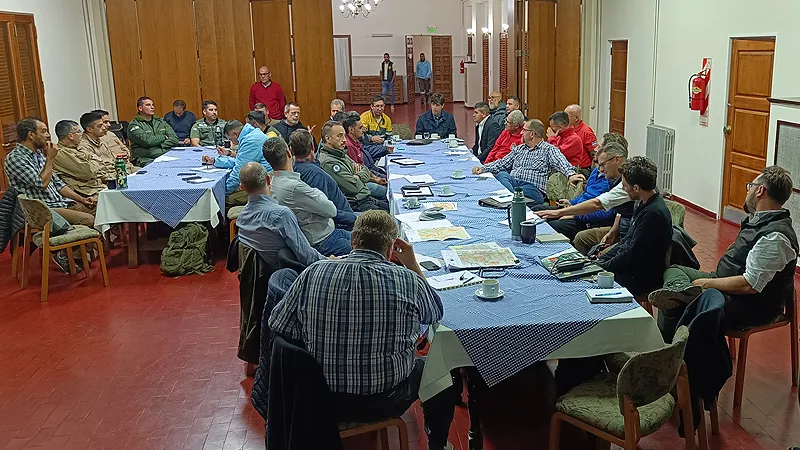 Reunión por manejo del fuego
