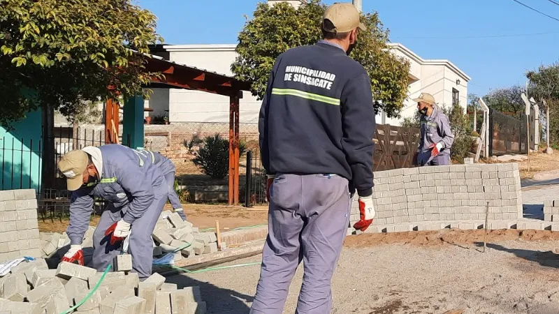 Adoquinado en Sinsacate