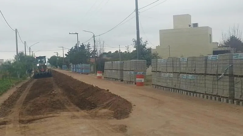 Adoquinado en La Arbolada