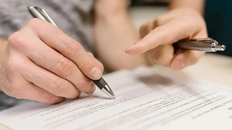 Firma de contrato