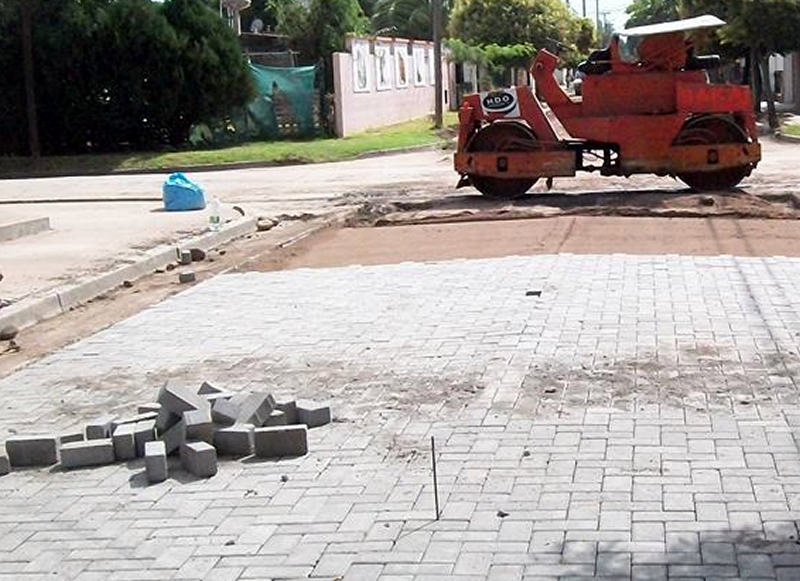 Adoquinado calle