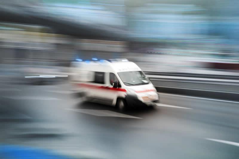 Ambulancia en emergencia