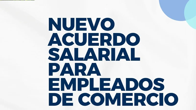 Acuerdo salarial para comercio