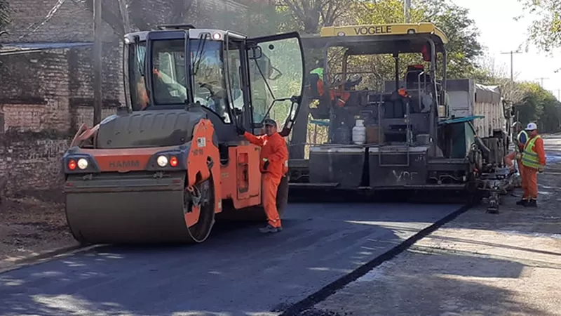Asfalto en Las Peñas