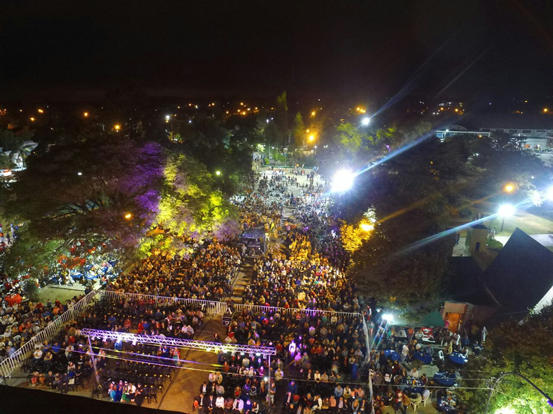 Fiesta de la Vendimia drone