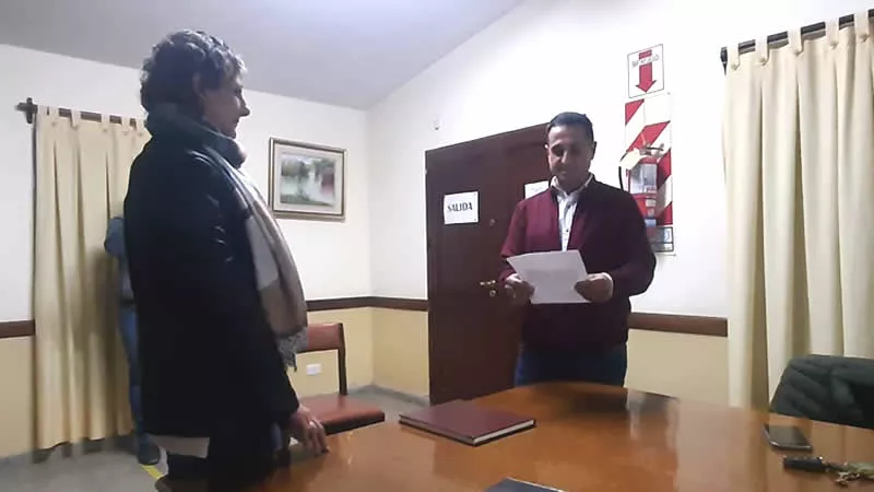 Asunción de concejal Peschiutta