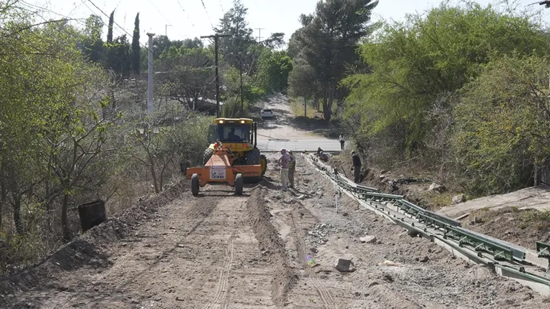Cordón cuneta en La Granja