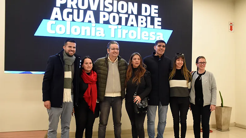 Agua potable para Colonia Tirolesa