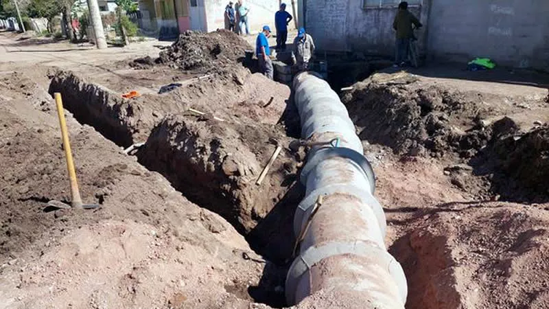 Canalización en V del Totoral