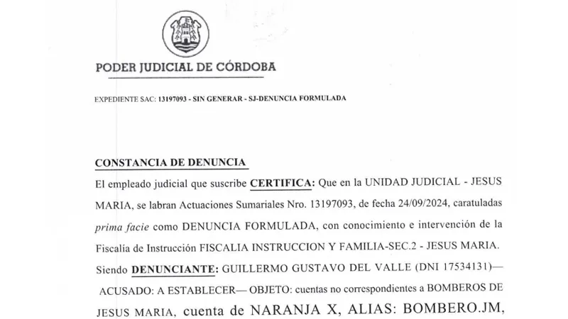 Denuncia estafa a bomberos