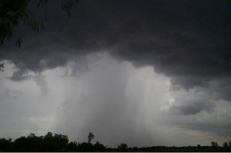 Lluvia y tormenta